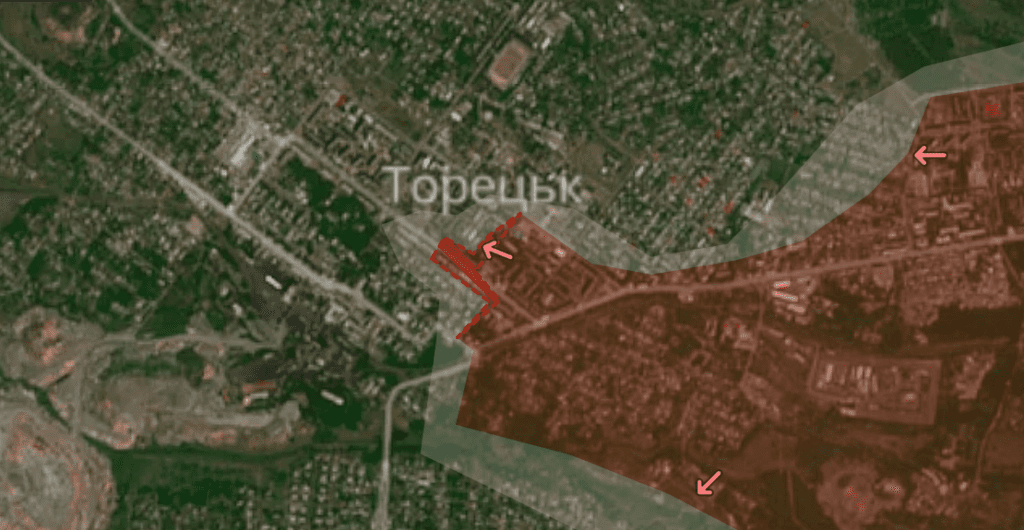 Ворог просунувся біля Невського, Водяного, Золотої Ниви, Приютного та у Торецьку, – DeepState