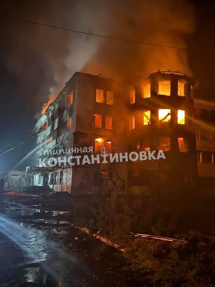 У Костянтівці згоріла будівля мерії