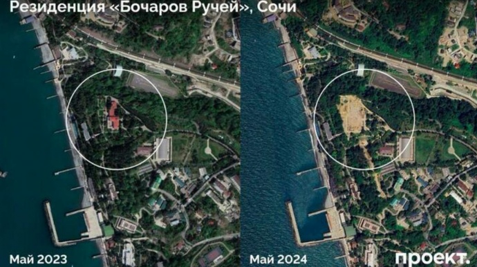 Путін наказав знести свою резиденцію в Сочі. Опубліковані супутникові знімки