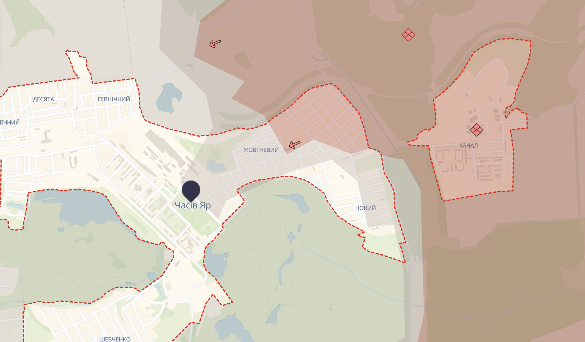 Ворог накопичив велику кількість військ біля Часового Яру, — ОТУ &#8220;Луганськ&#8221;
