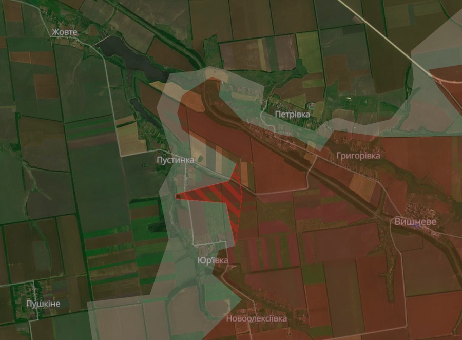 Окупанти просунулися на трьох ділянках фронту в Донецькій області. У DeepState показали зміну лінії фронту
