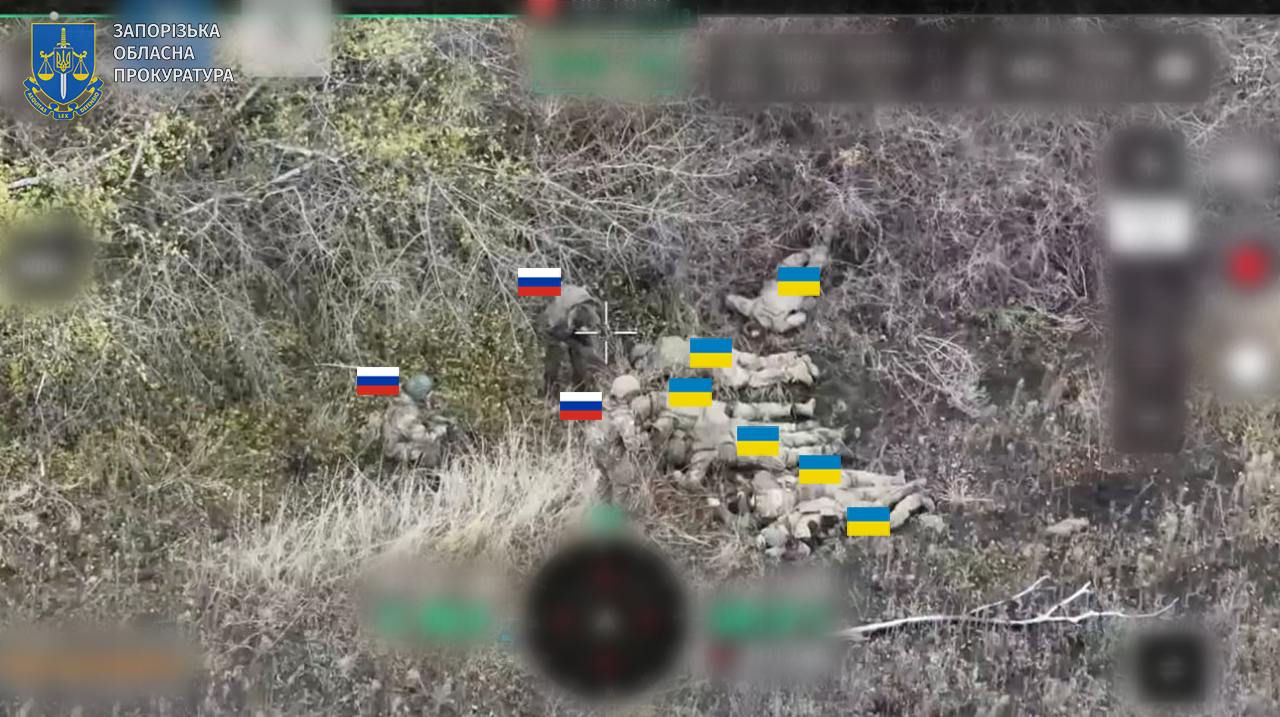 На Запоріжжі окупанти розстріляли п&#8217;ятьох військовополонених: розпочато розслідування