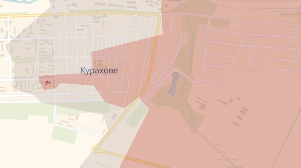 Росіяни просунулись в Кураховому та біля Нового Комара. Опублікована карта DeepState
