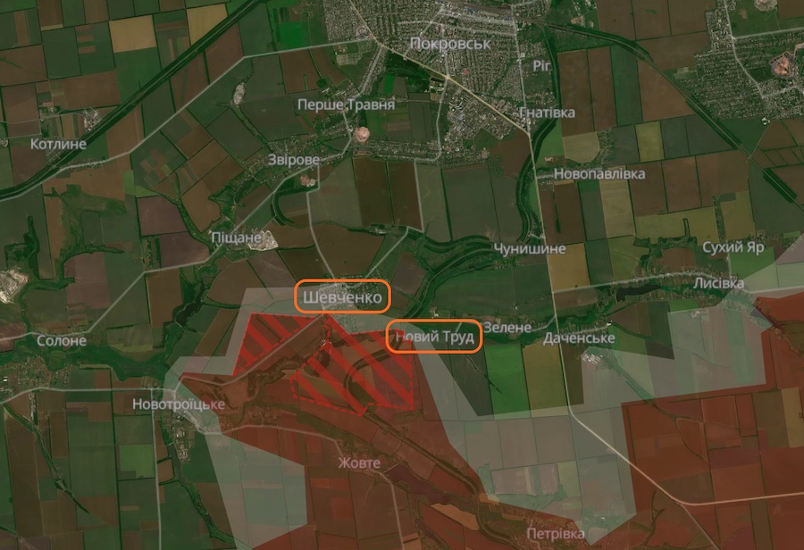 Росіяни просунулися під Покровськом та в Кураховому. DeepState показав оновлену карту