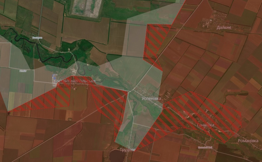 Росіяни захопили Ганнівку та просунулися біля ще восьми населених пунктів — DeepState