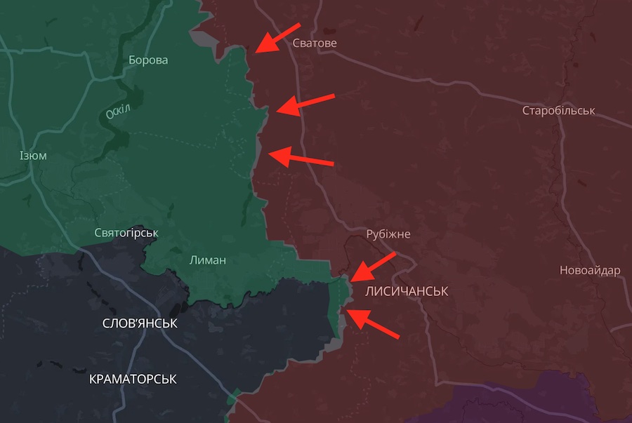 Окупанти не зменшують тиску на стику Луганщини та Донеччини. За добу росіяни атакували майже 40 разів — ОВА