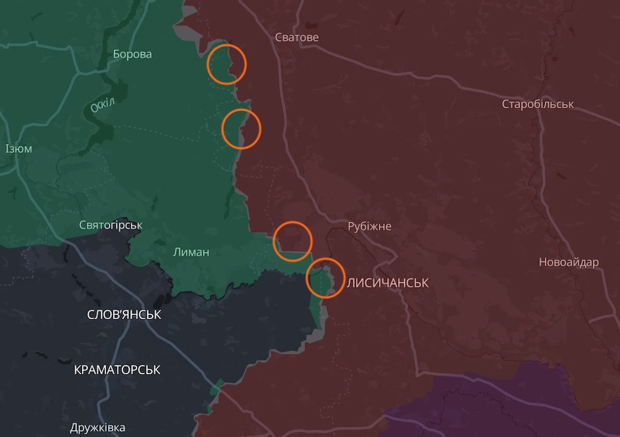 На Луганщині армія РФ намагалася прорвати оборону ЗСУ на двох ділянках фронту — ОВА
