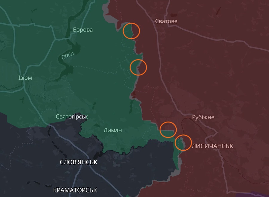 У Луганській області ЗСУ відбили атаки окупантів поблизу трьох населених пунктів — ОВА