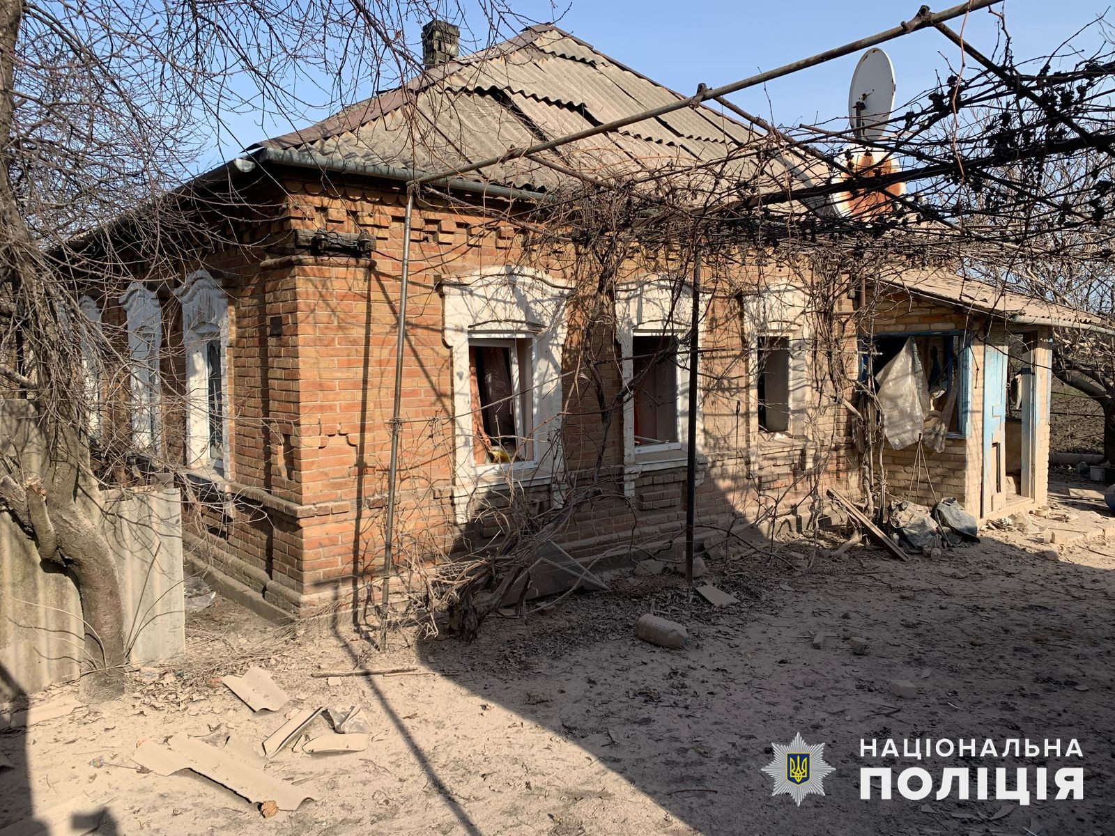 Поліцейські показали наслідки обстрілів Донеччини