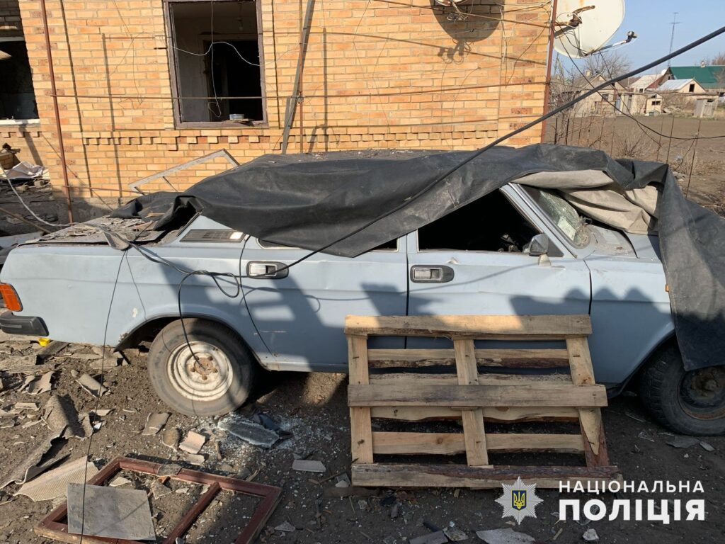 Поліцейські показали наслідки обстрілів Донеччини