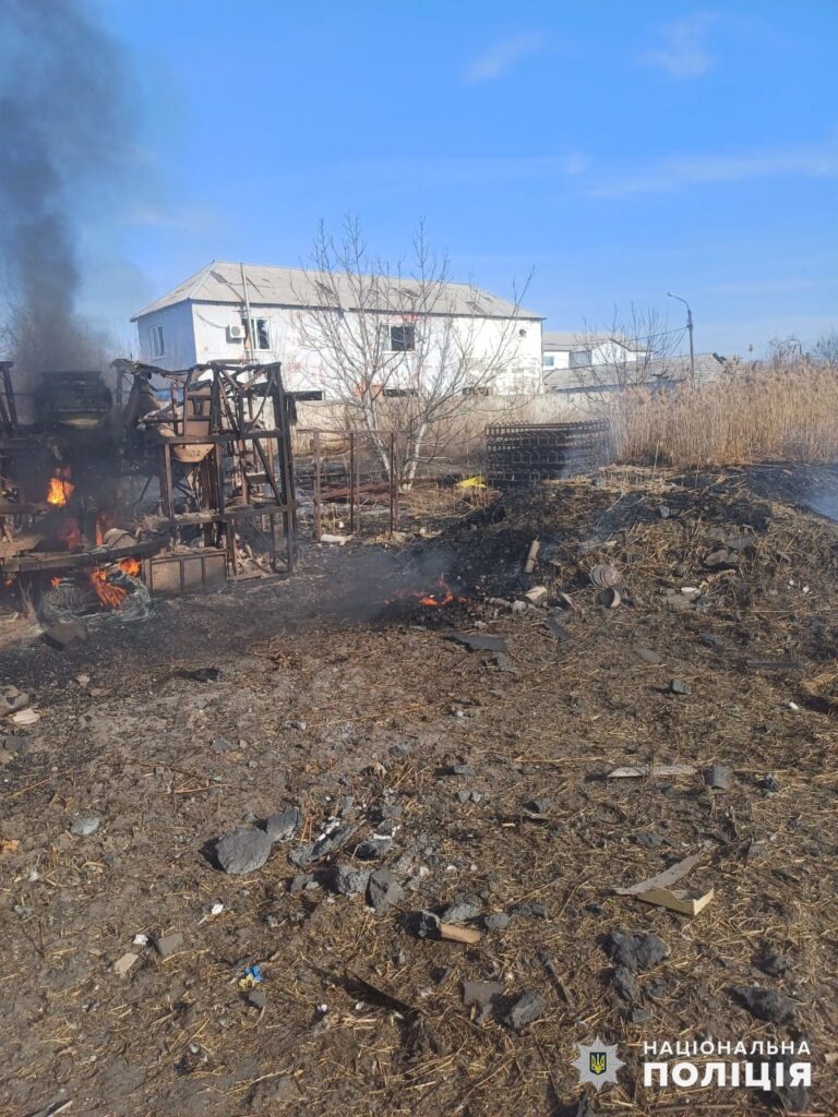 Поліцейські показали наслідки обстрілів Донеччини