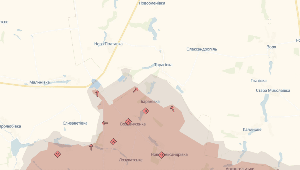 Бійці “Азова” відкинули росіян від траси “Покровськ-Костянтинівка”: у DeepState показали мапу