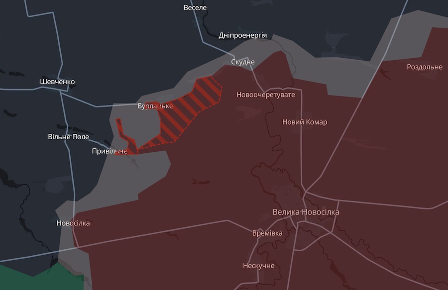Окупанти просунулися на заході Донеччини та в Курській області. У DeepState показали оновлену мапу