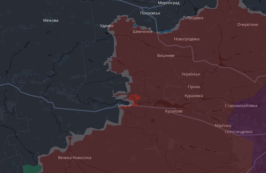 Окупанти просунулися біля двох населених пунктів на Покровському напрямку — DeepState