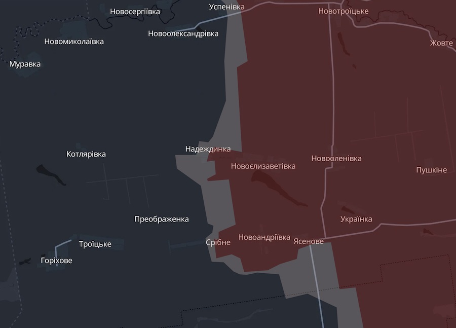Окупанти просунулися на Харківщині, а ЗСУ поліпшили становище на Покровському напрямку — мапа DeepState