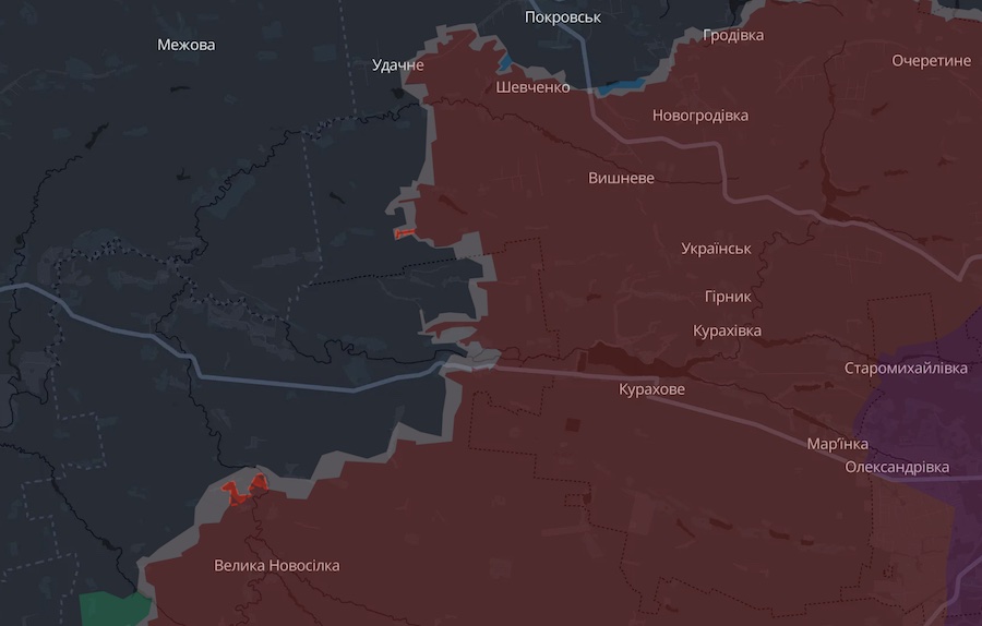 Росіяни окупували Запоріжжя та просунулися поблизу ще двох населених пунктів — DeepState