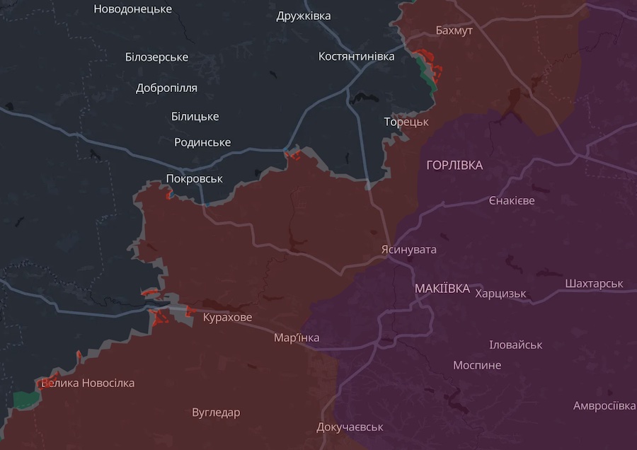 Окупанти захопили два населені пункти і просунулися поблизу ще семи. DeepState показав оновлену мапу