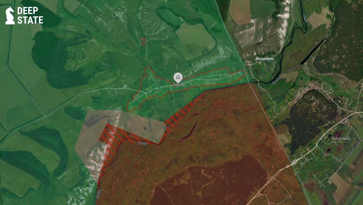 Росіяни розширюють ще один плацдам вздовж правого берегу річки Оскіл