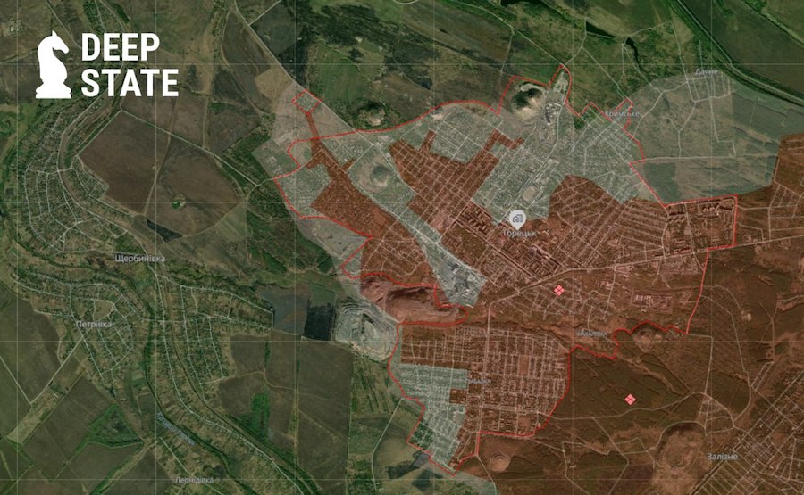Росіяни заявили про нібито окупацію Торецька. ЗСУ та OSINT-аналітики спростували