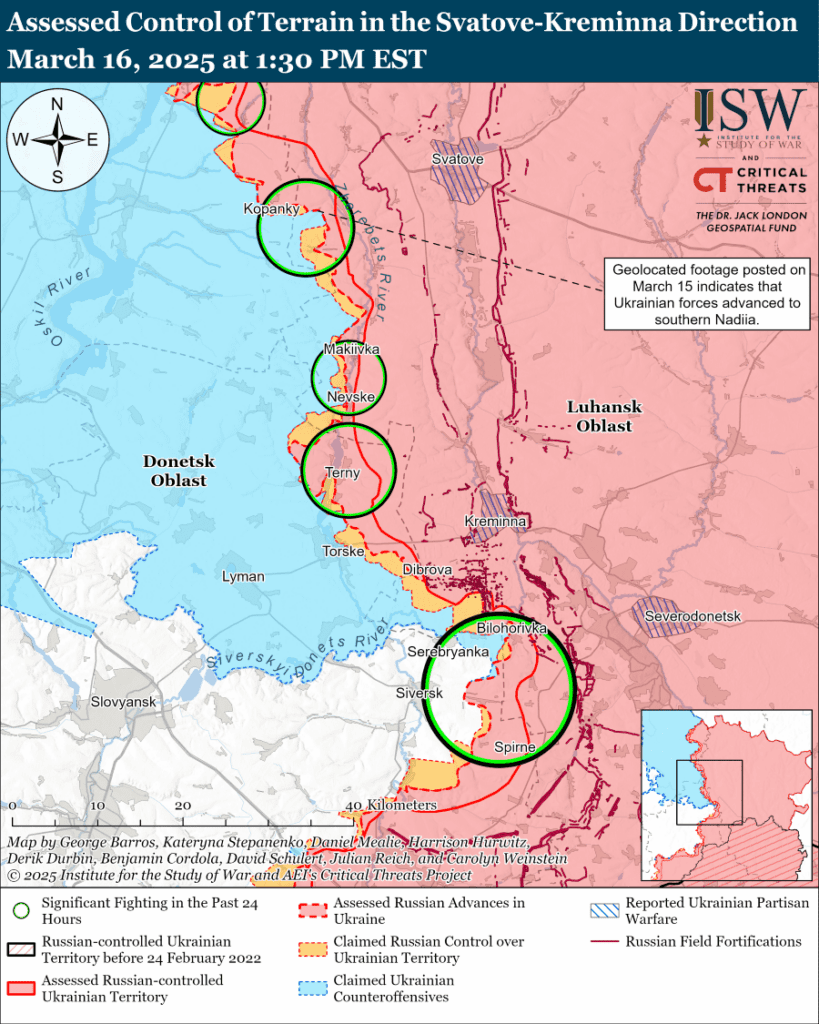 ЗСУ просунулись у Луганській області, – ISW