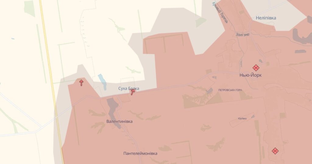 Росіяни окупували Катеринівку на Донеччині. Оновлені мапи DeepState