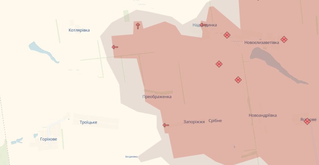 Росіяни окупували Катеринівку на Донеччині. Оновлені мапи DeepState