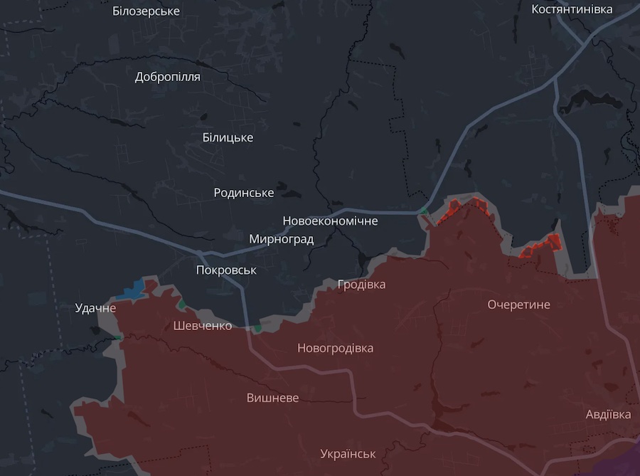 Росіяни окупували один населений пункт на Донеччині та просунулися біля ще двох — DeepState