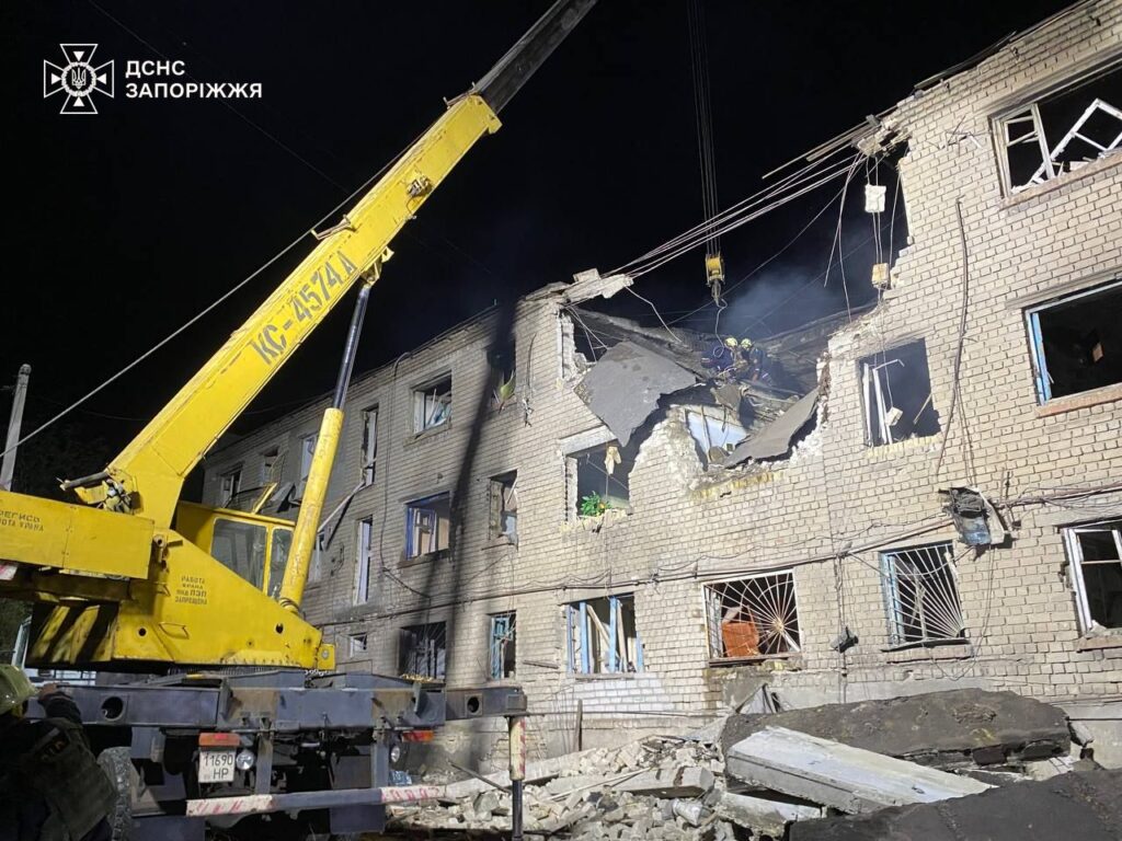 Кількість поранених внаслідок масованої атаки дронів-камікадзе на Запоріжжя зросла до 29 осіб, — ОВА