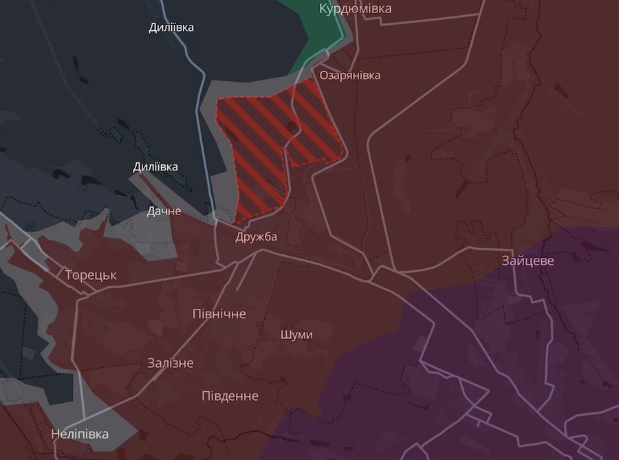 Окупанти захопили два населених пункти в Сумській області, а також просунулися на Донеччині — DeepState