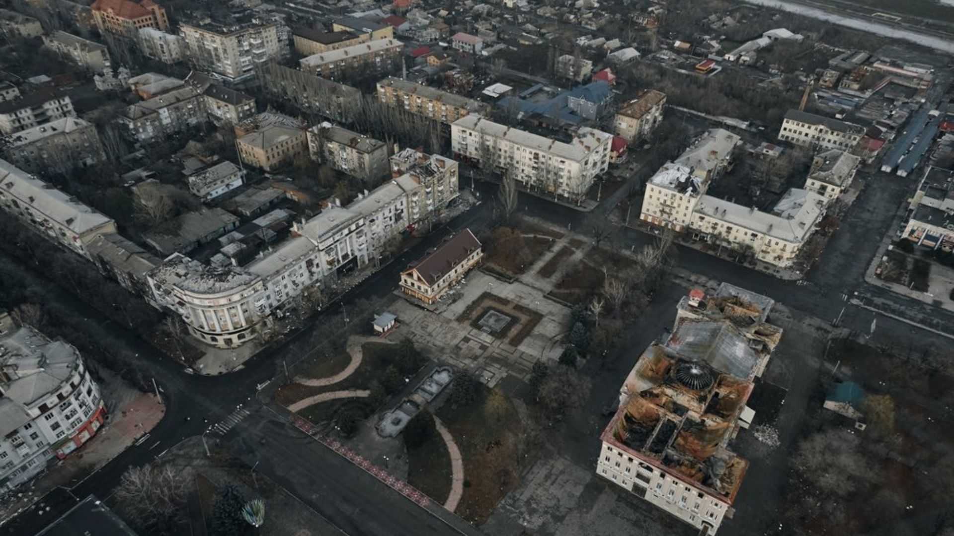 Військові показали, як зараз виглядає окупований Бахмут