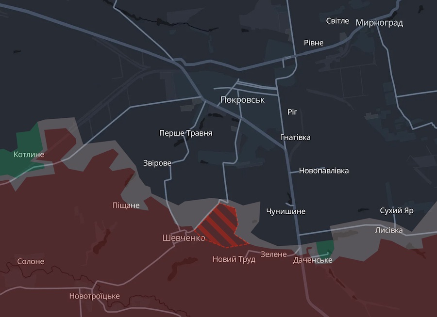 Окупанти захопили один населений пункт і просунулися поблизу ще п’яти на Харківщині та Донеччині, — DeepState