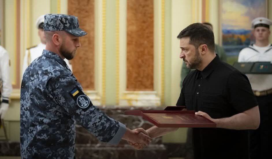 Бійцю Військово-Морських сил з Луганщини просвоїли звання Героя України