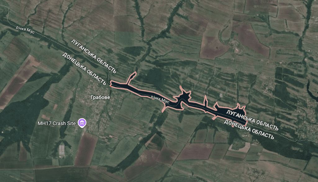 На окупованій Донеччині пересихає Грабовське водосховище: дно потріскалося, води майже нема