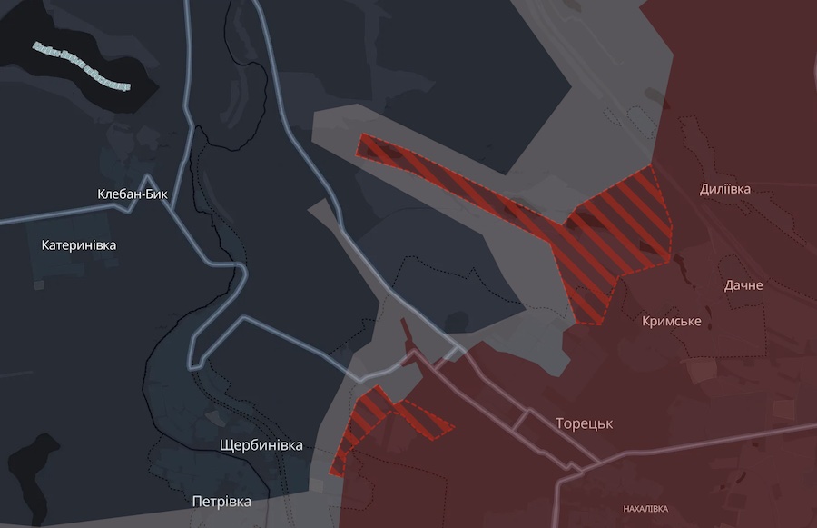 Окупанти просунулися на трьох ділянках фронту в Донецькій області. DeepState оновив карту
