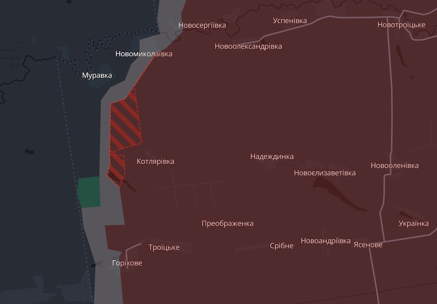 Окупанти просунулися в Донецькій та Запорізькій областях. DeepState показав оновлену мапу