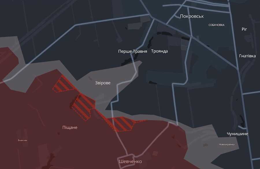 Окупанти просунулися біля трьох населених пунктів у Донецькій та Запорізькій областях, — DeepState