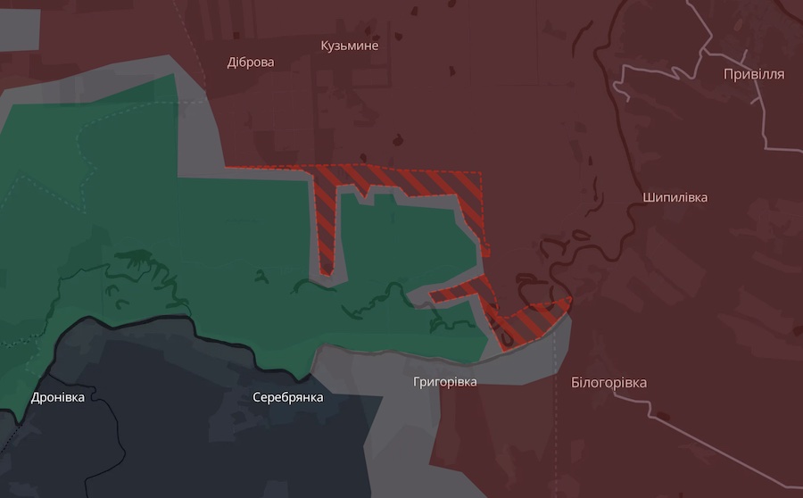 Окупанти просунулися на Луганщині, Донеччині та Харківщині. DeepState показав оновлену мапу