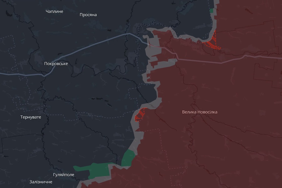 Окупанти просунулися біля трьох населених пунктів у Донецькій та Запорізькій областях, — DeepState