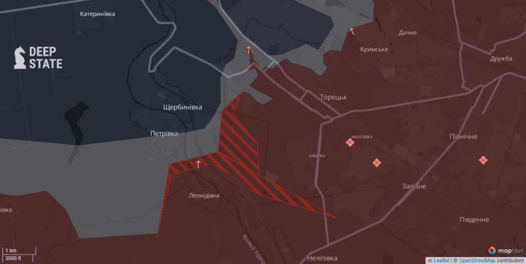 Росіяни просунулись на чотирьох ділянках на сході України: DeepState оновили мапу