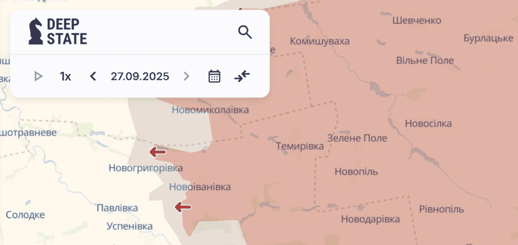 Окупанти просунулися в трьох областях України