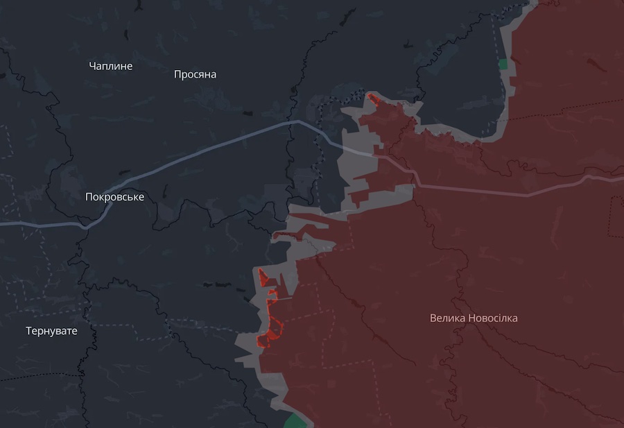 Окупанти просунулися біля чотирьох населених пунктів у Дніпропетровській та Запорізькій областях, — DeepState