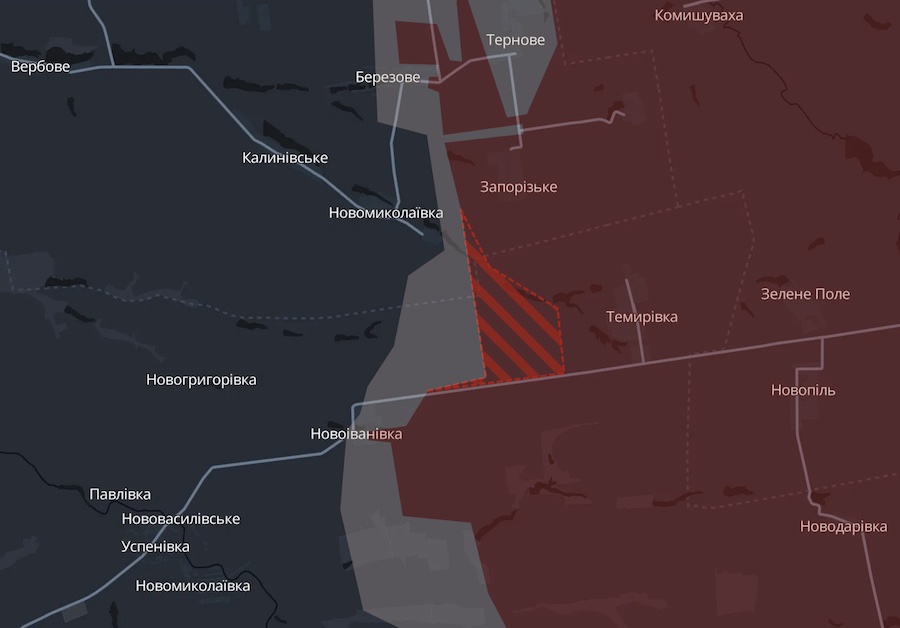 Окупанти просунулися біля трьох населених пунктів у Харківській та Запорізькій областях, — DeepState