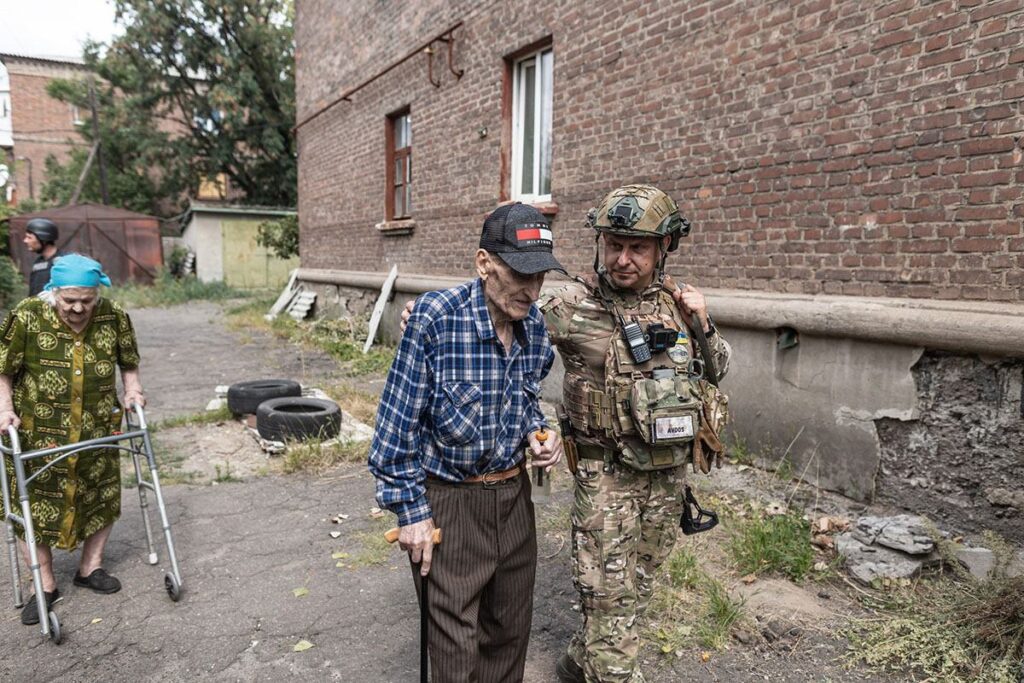 Іноземний журналіст показав, як відбувається евакуація з Костянтинівки