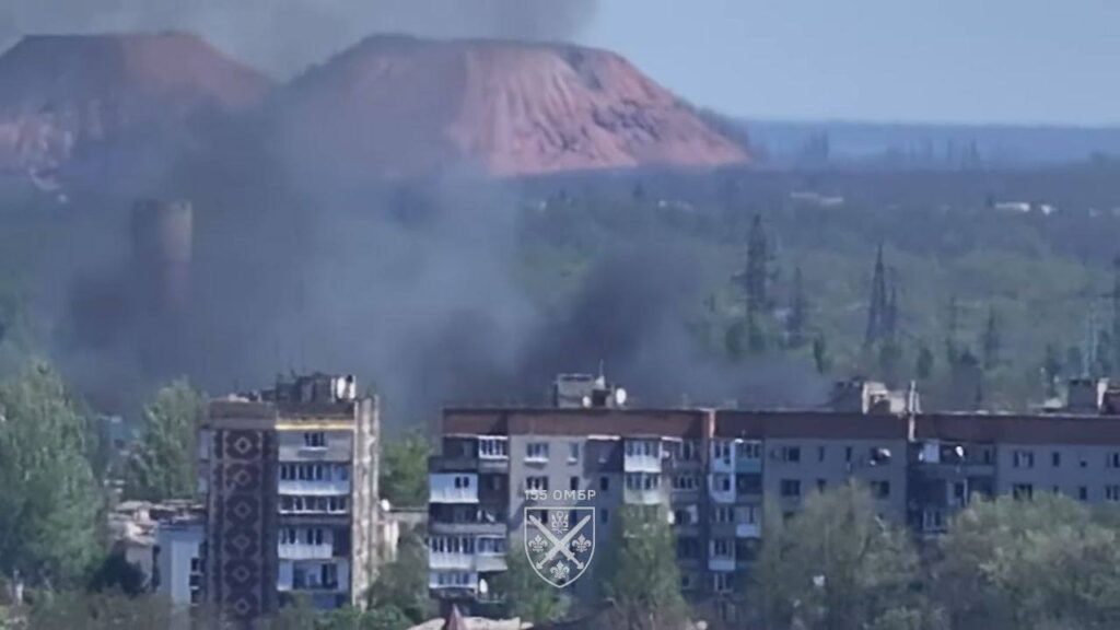 Військові показали, як з висоти пташиного польоту виглядає Покровськ