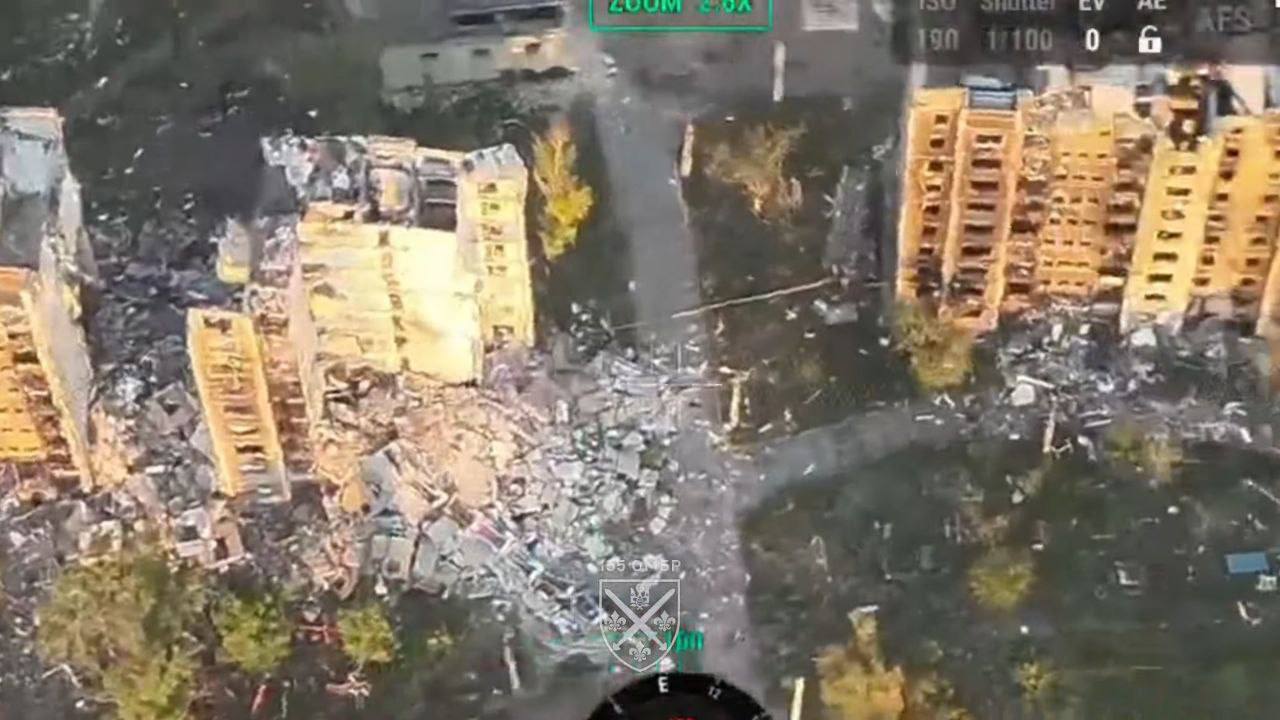 Військові показали, як з висоти пташиного польоту виглядає Покровськ