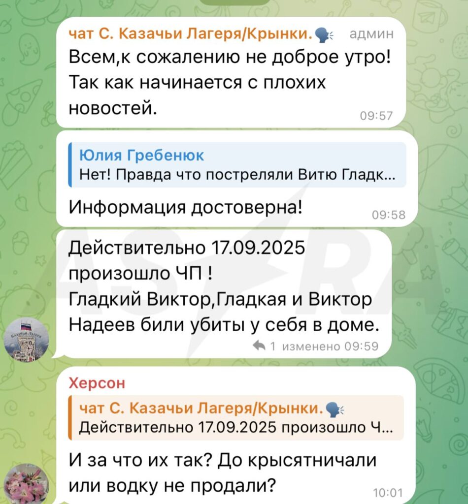 Цивільними, яких російські військові розстріляти на Херсонщині, виявилися пенсіонери