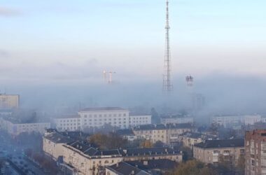 Луганськ з висоти. У мережі з’явилися кадри з даху однойменного готелю