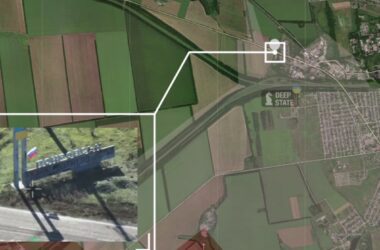 У Покровську російський прапор на стелі протримався лише годину — його знищили Сили оборони