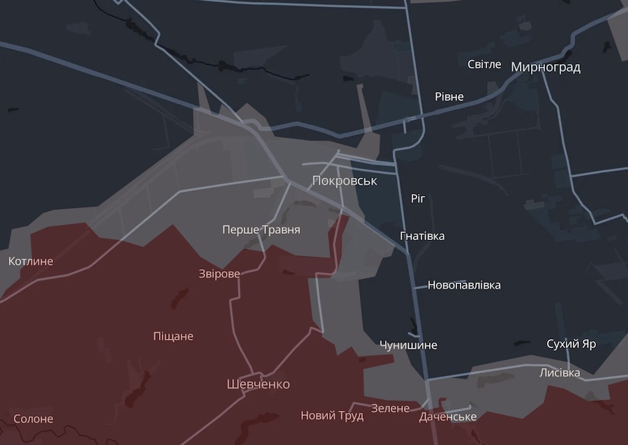 Росіяни змогли затягнути в Покровськ не одну сотню піхотинців і просочування триває, — DeepState