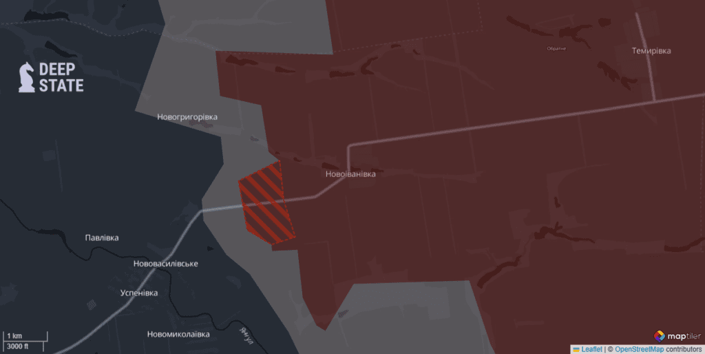 ЗСУ звільнили Нове Шахове та відкинули окупантів на Донеччині: оновлена інтерактивна мапа